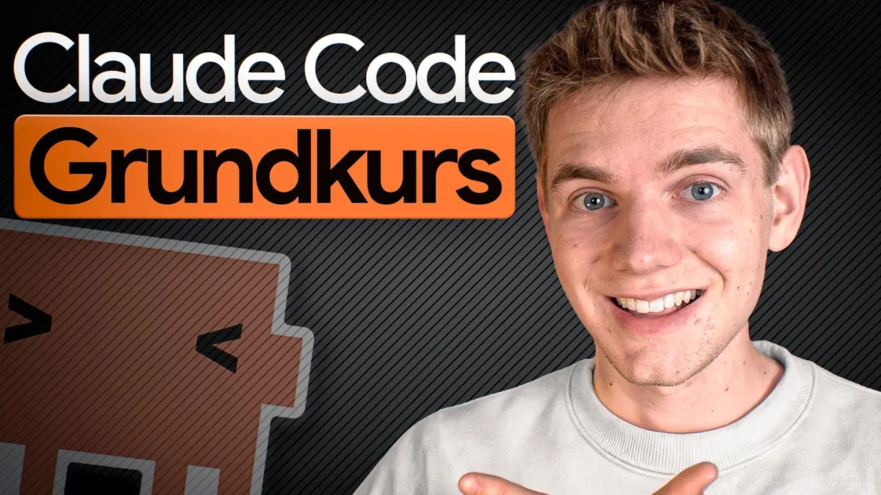 Video-Thumbnail: Jonas Keil — „Claude Code ist KRANK! So benutzt du es als Anfänger“